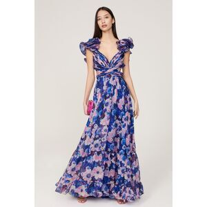 leena for Mac Duggal Floral Cutout Gown 💕